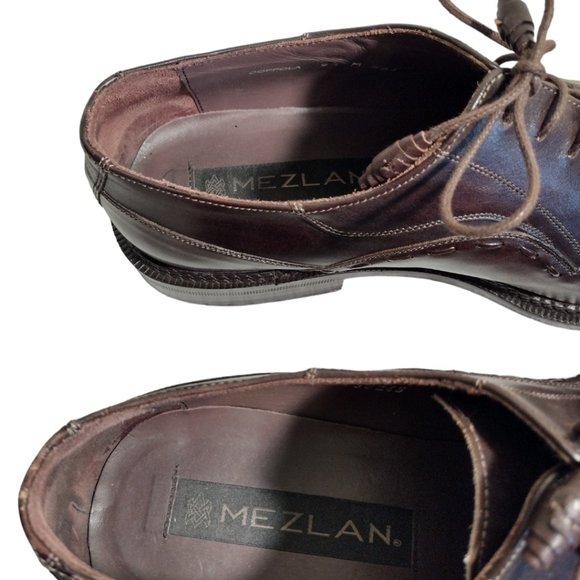 Mezlan Men's Leather Coppola, Brown, 9.5 Medium, Gently worn - Picture 3 of 4